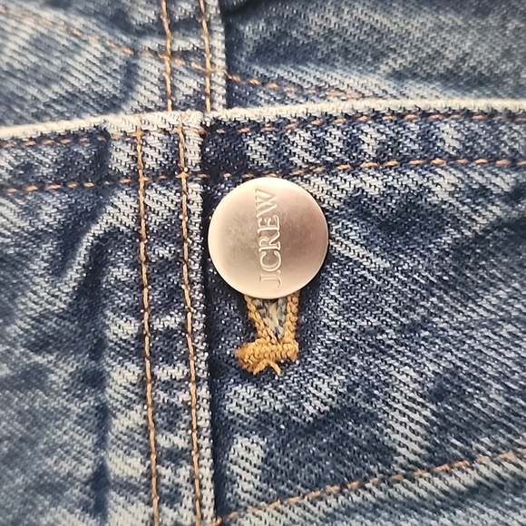 Nwt J Crew Pleated Denim Lady Jacket Size Xxs - Picture 5 of 6
